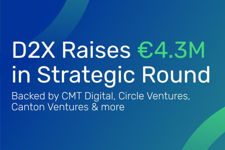 D2X Secures €4.3 Million in Strategic Funding Round Backed by CMT Digital, Circle Ventures and Point72 Ventures
